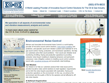 Tablet Screenshot of drillingnoisecontrol.com